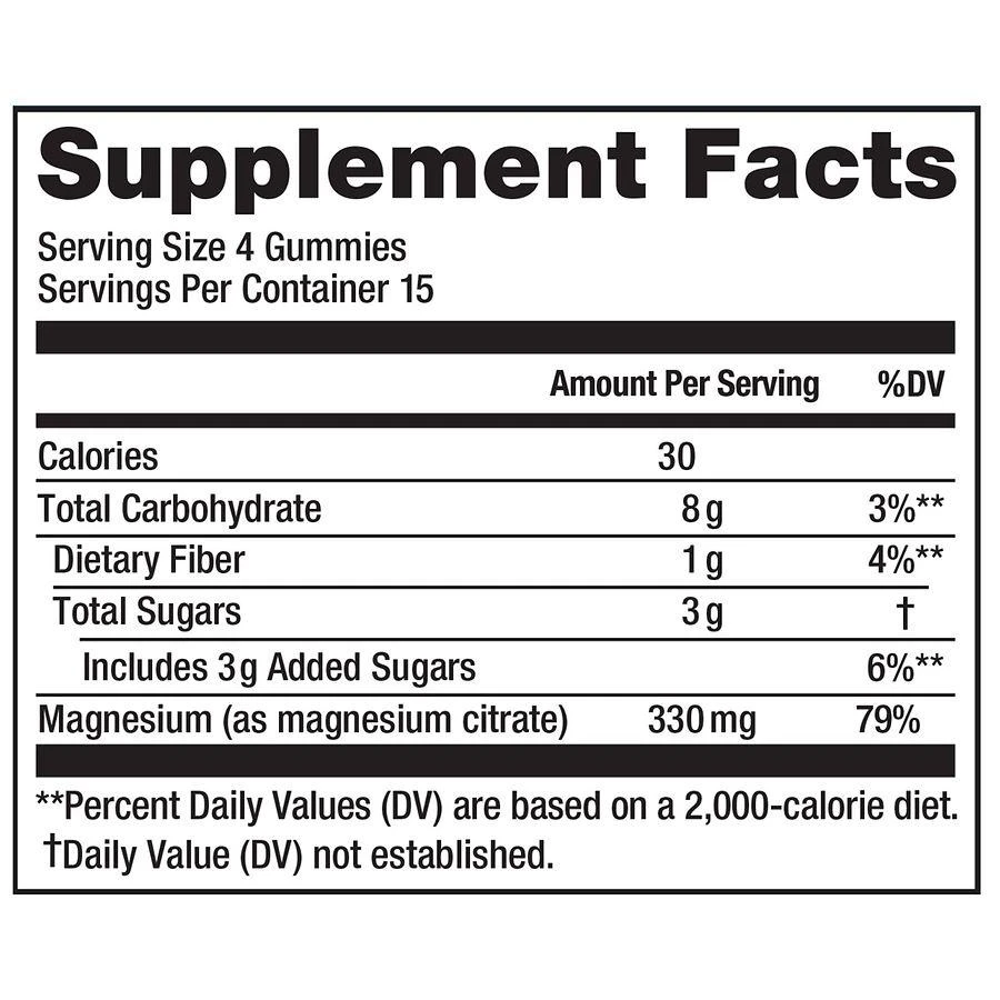 商品Natural Vitality|CALM Gummies Magnesium Supplement Raspberry-Lemon,价格¥164,第5张图片详细描述