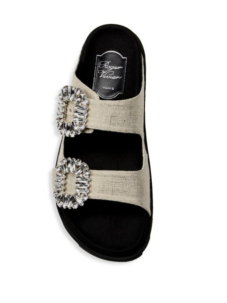 商品Roger Vivier|Double-Strap Buckle Sandals,价格¥9276,第4张图片详细描述