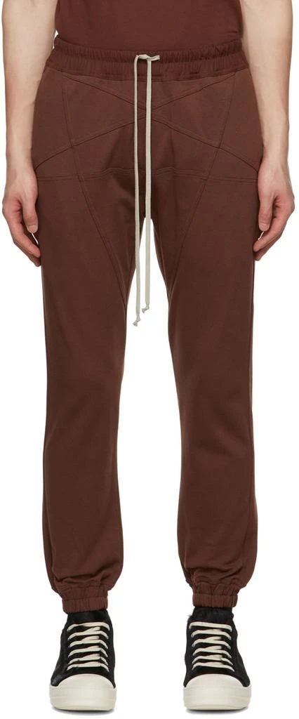 商品Rick Owens|Burgundy Penta Lounge Pants,价格¥6824,第1张图片