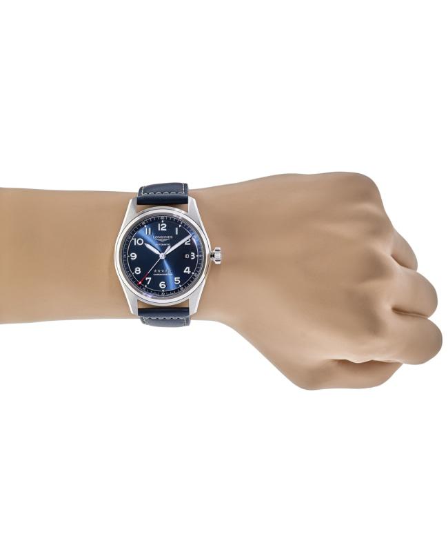 Longines Spirit Blue Dial Leather Strap Men's Watch L3.811.4.93.0商品第4张图片规格展示