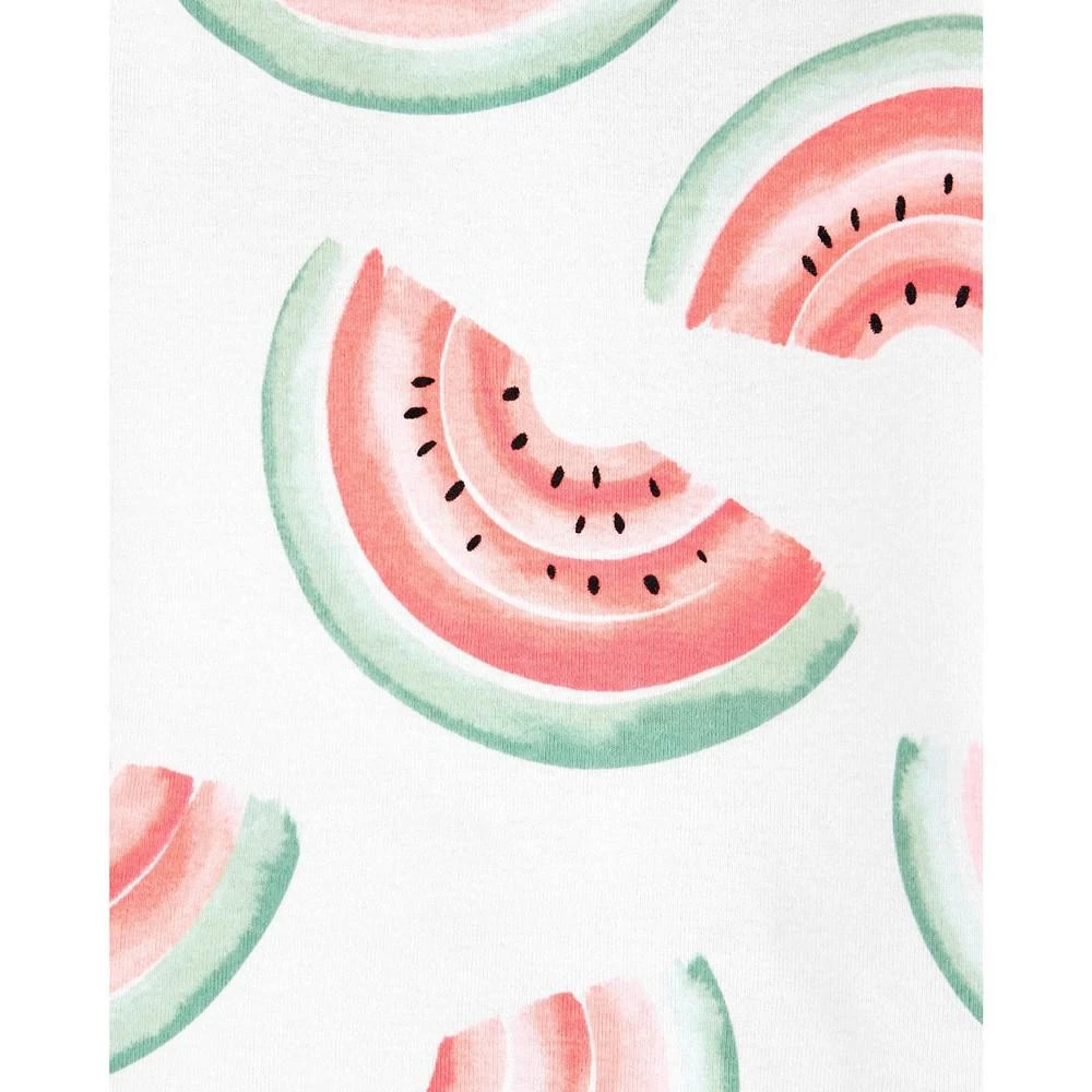 商品Carter's|Baby Girls Cactus and Watermelon Snug Fit Pajama, 4 Piece Set,价格¥79,第3张图片详细描述