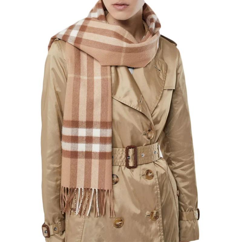 BURBERRY 驼色女士围巾 8016399 商品