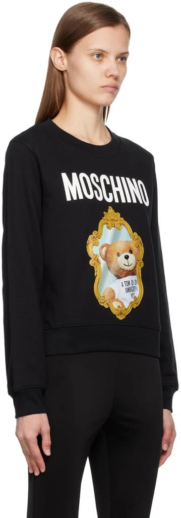 商品Moschino|Black Print Sweatshirt,价格¥1311,第2张图片详细描述