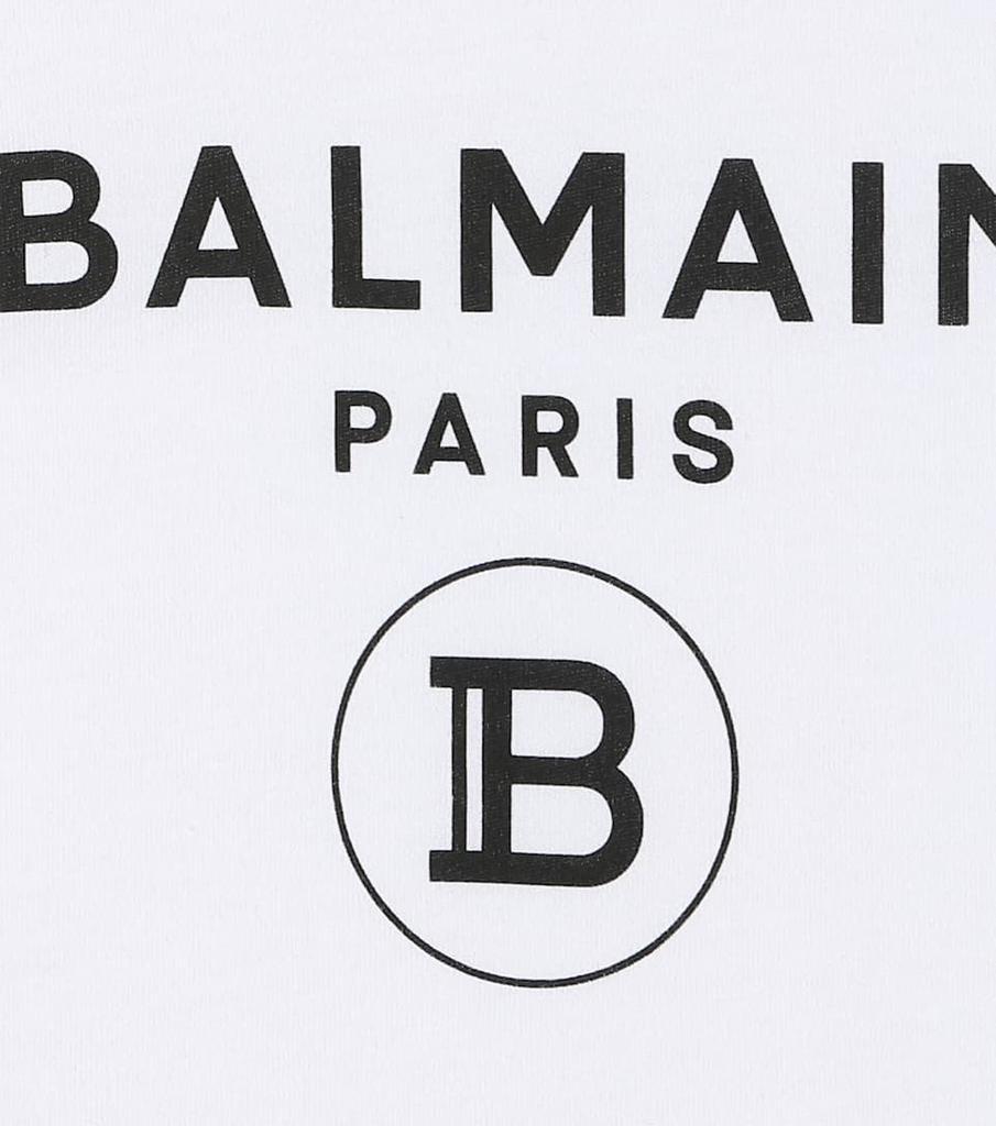商品Balmain|Baby logo cotton T-shirt,价格¥621,第5张图片详细描述
