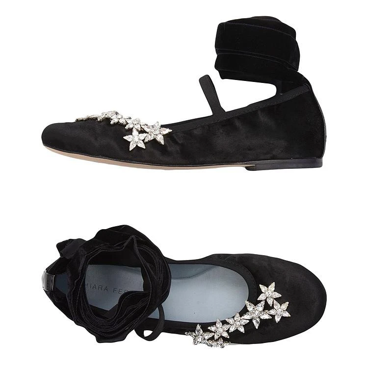 商品Chiara Ferragni|Ballet flats 绑带芭蕾,价格¥659,第1张图片