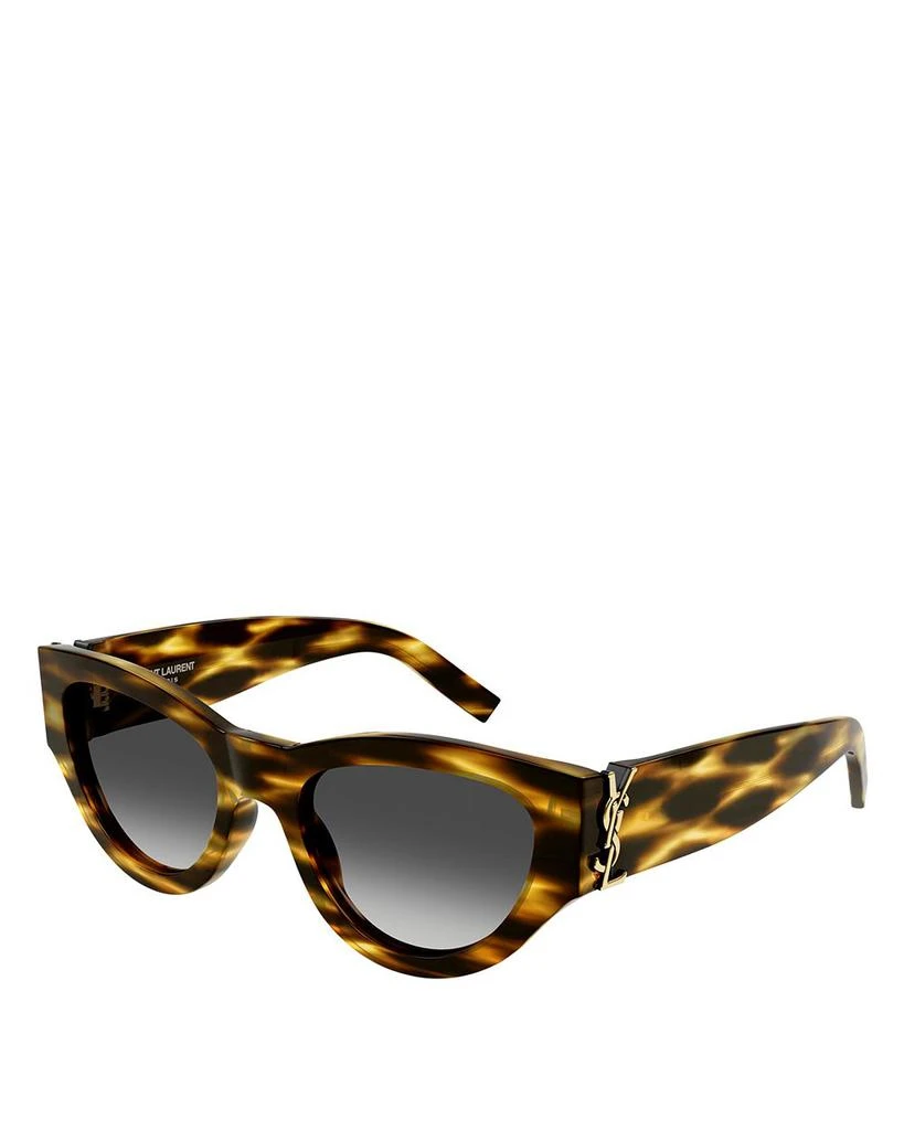 商品Yves Saint Laurent|Monogram Cat Eye Sunglasses, 53mm,价格¥3947,第1张图片