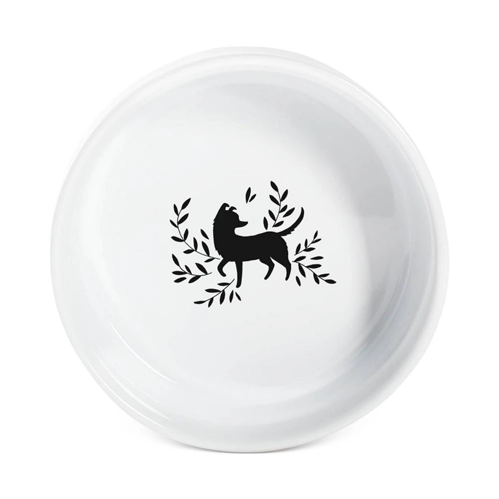 商品Fringe Studio|Fringe Medium Stoneware Bone Appetit Pet Bowl,价格¥34,第3张图片详细描述