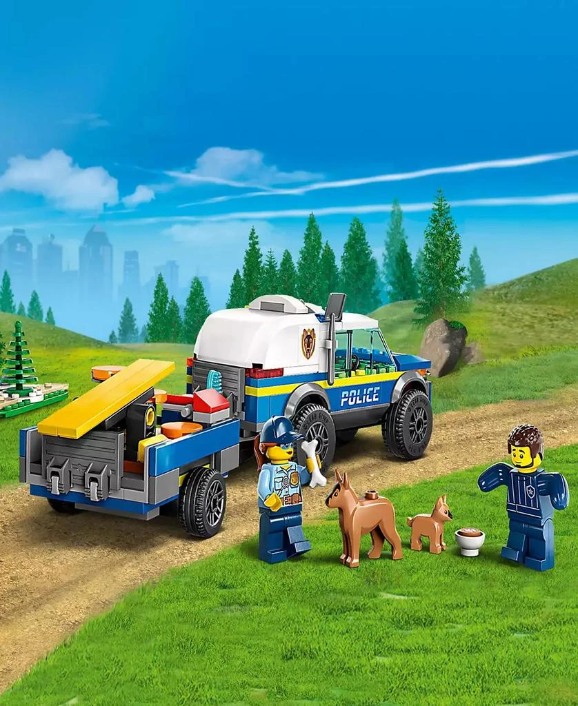 商品LEGO|City Police Mobile Police Dog Training 60369 Toy Building Set with 2 Police Minifigures and 2 Dog Figures,价格¥224,第3张图片详细描述