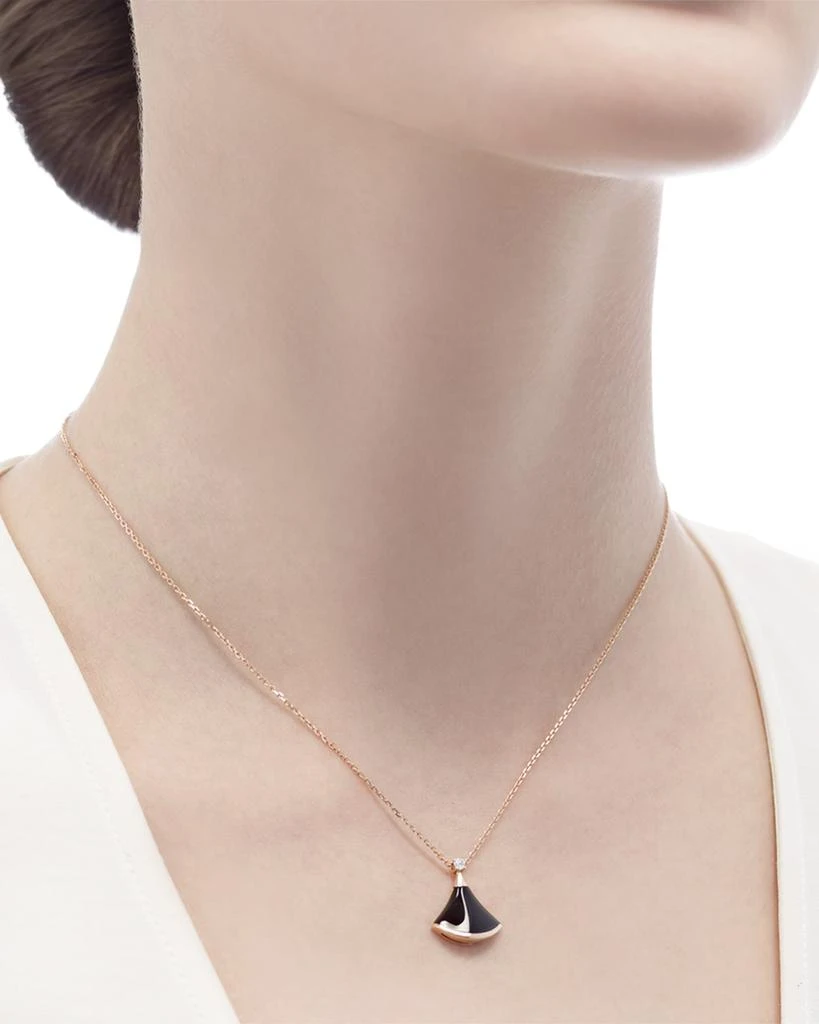 商品BVLGARI|Divas' Dream 18k Rose Gold Onyx Pendant Necklace,价格¥16711,第5张图片详细描述