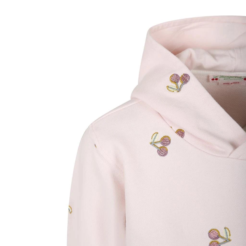 商品Bonpoint|Pink Sweatshirt For Girl With All-over Cherries,价格¥1470,第3张图片详细描述