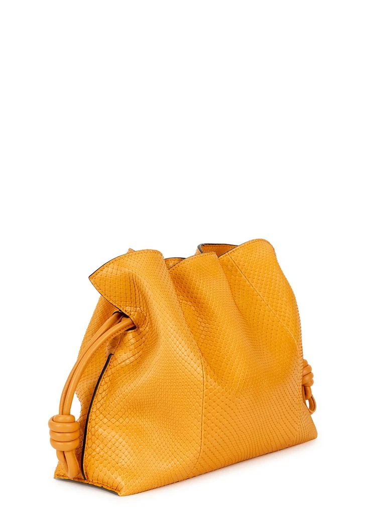 商品Loewe|Flamenco yellow python clutch,价格¥20375,第2张图片详细描述