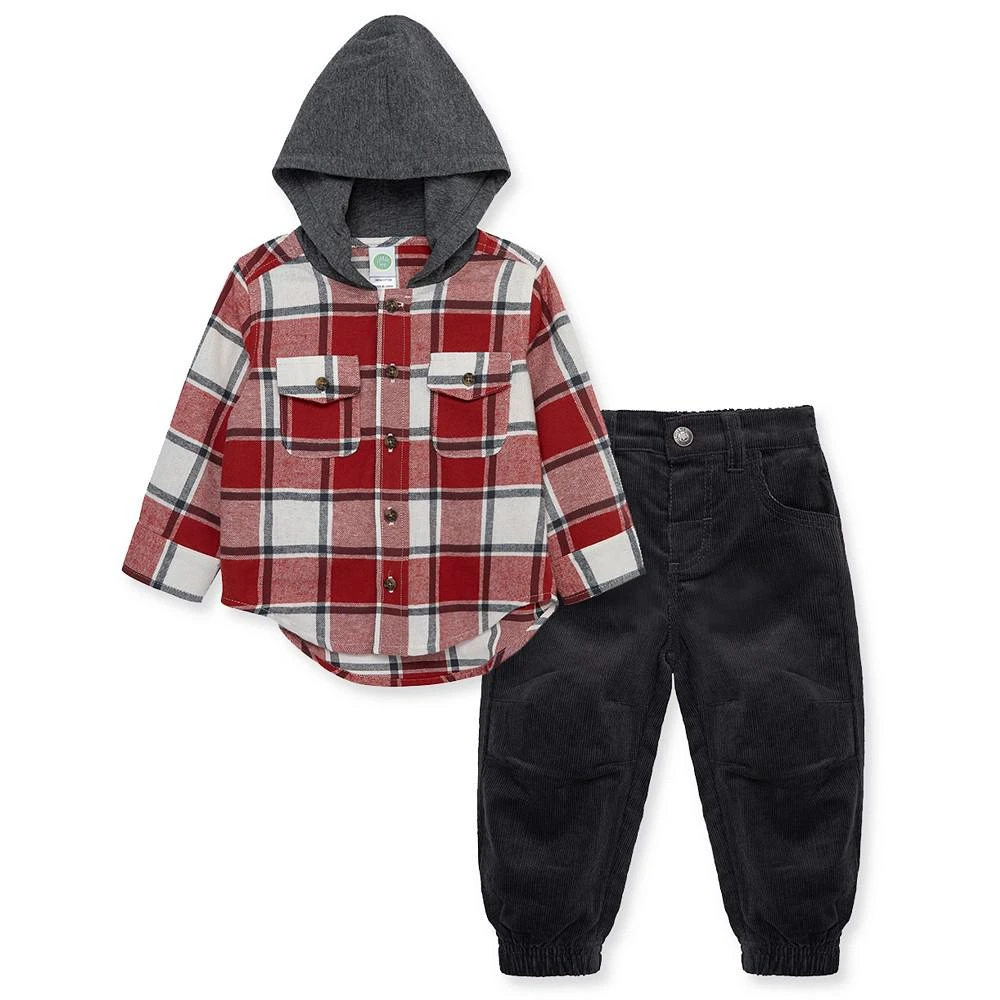 商品Little Me|Baby Boys Woven Hoodie and Pant Set,价格¥216,第3张图片详细描述