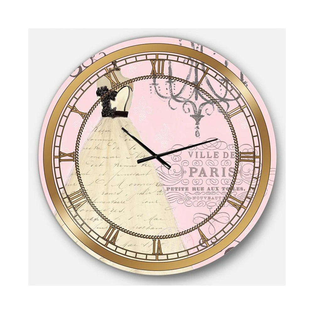 商品Designart|Glam Oversized Metal Wall Clock - 36 x 36,价格¥1489,第1张图片