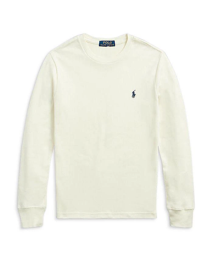 商品Ralph Lauren|Boys' Long Sleeve Waffle Cotton Tee - Big Kid,价格¥205,第1张图片