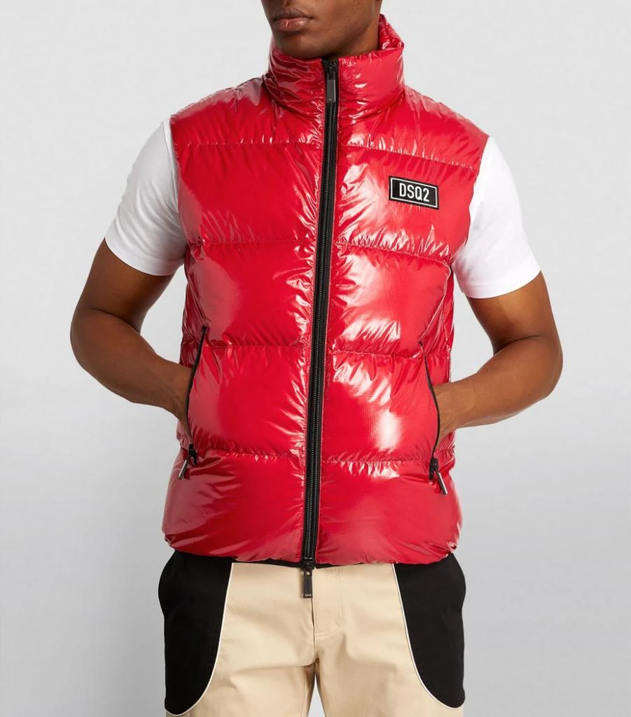 商品DSQUARED2|Logo Plaque Gilet,价格¥4475,第3张图片详细描述