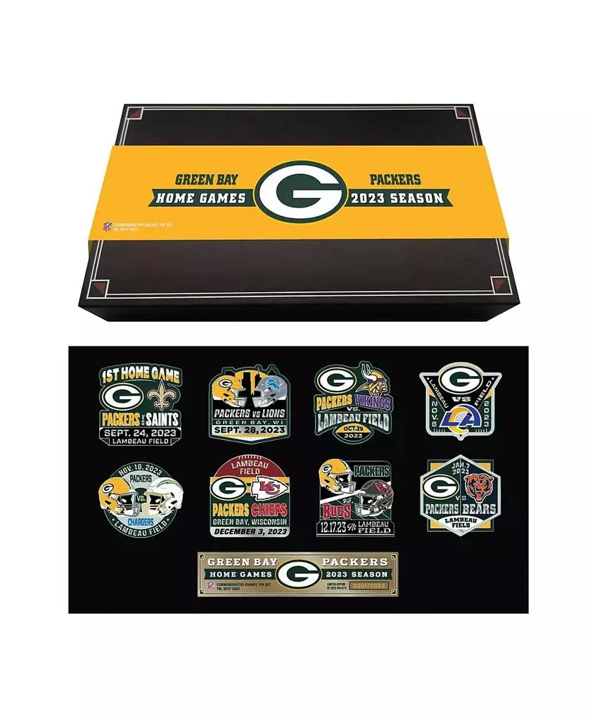 商品Mojo|Green Bay Packers 2023 Game Day Pin Collector Set,价格¥772,第1张图片