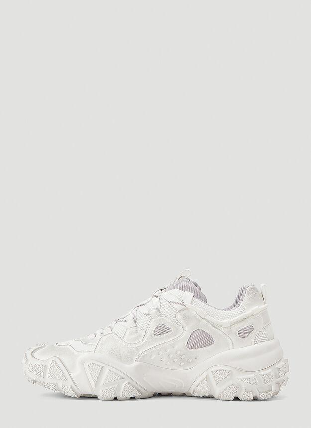 Boltzer Tumbled Sneakers in White商品第3张图片规格展示
