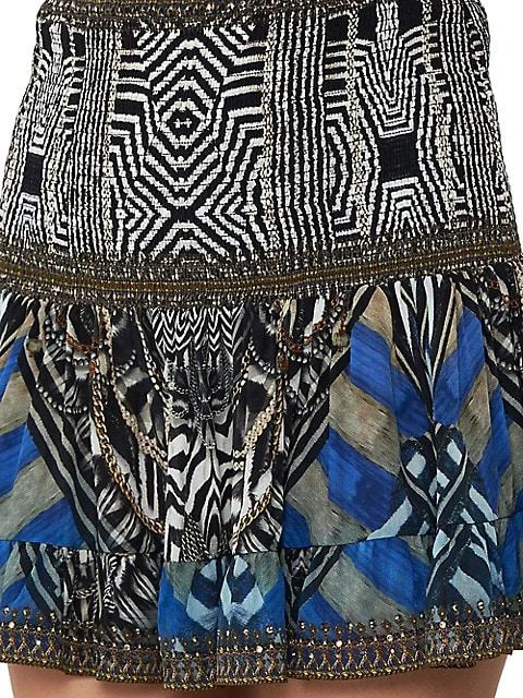 商品Camilla|Silk Miniskirt,价格¥1334,第3张图片详细描述