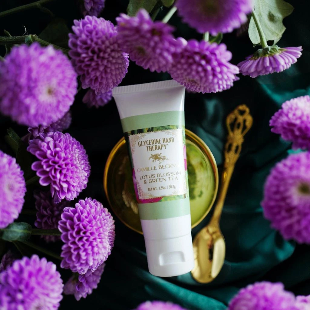 商品Camille Beckman|Glycerine Hand Therapy™ 1.35oz Lotus Blossom & Green Tea,价格¥67,第2张图片详细描述