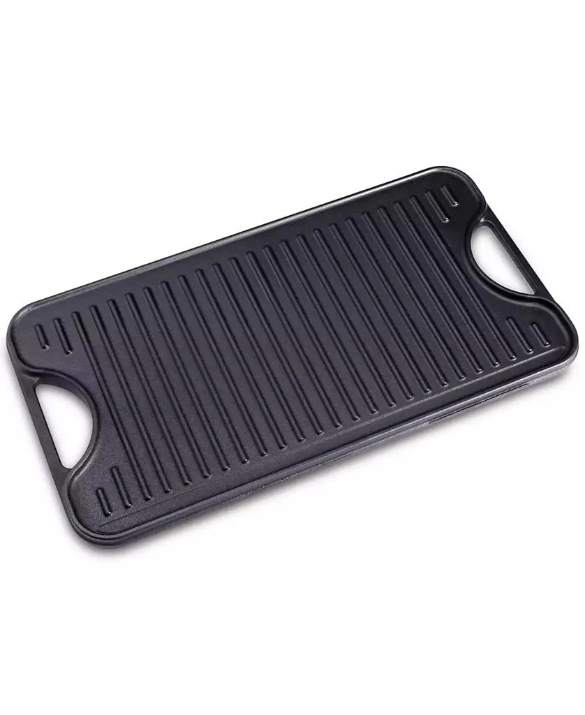 商品Victoria|Cast Iron Large Reversible 18.5" x 10" Rectangular Griddle,价格¥299,第1张图片