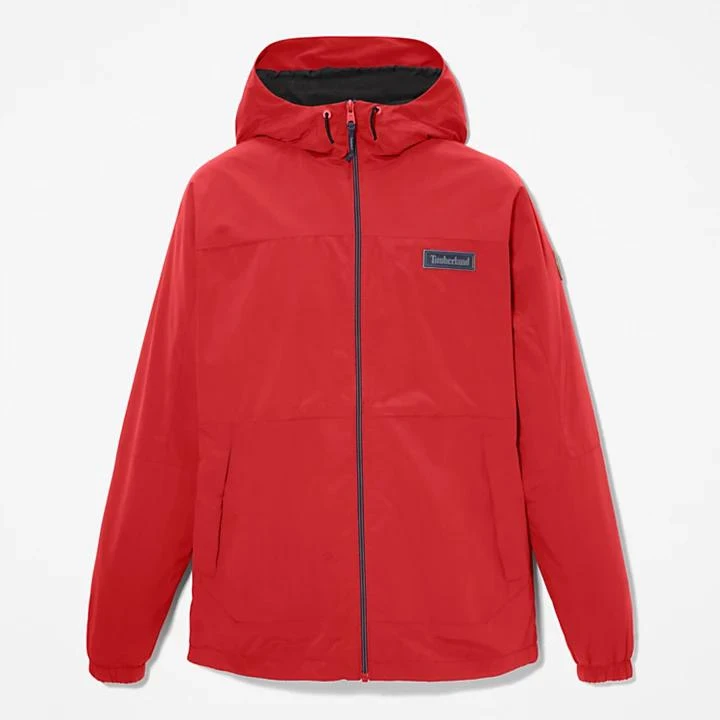 Comfort-lined Route Racer Jacket for Men in Red 商品