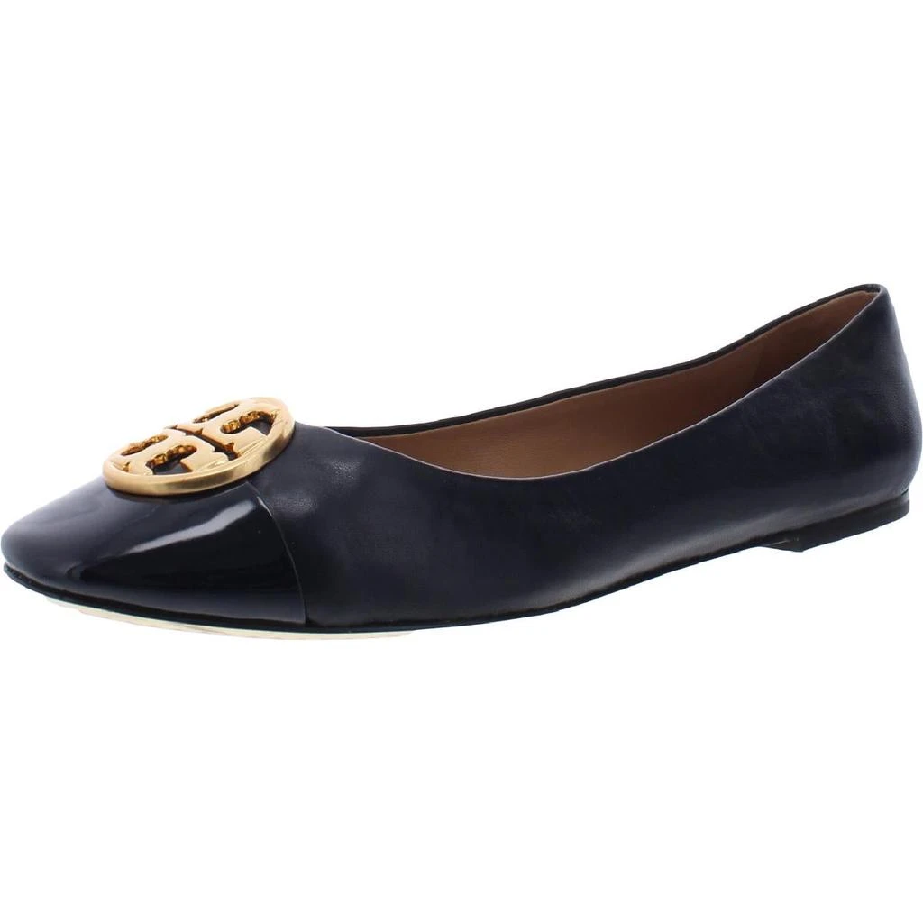 商品Tory Burch|Tory Burch Womens Chelsea Leather Slip On Ballet Flats,价格¥1285,第1张图片