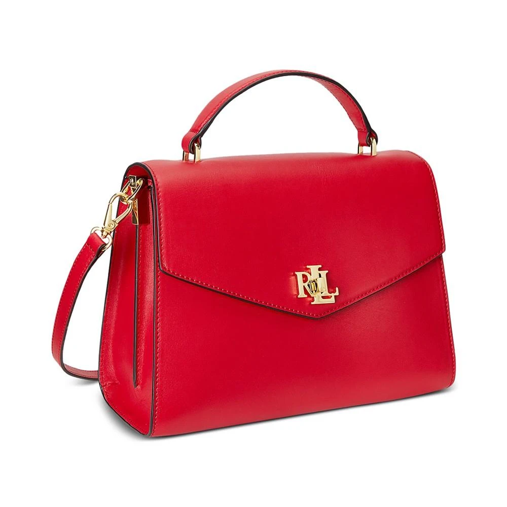 商品Ralph Lauren|Farrah Small Leather Top-Handle Satchel,价格¥3181,第3张图片详细描述