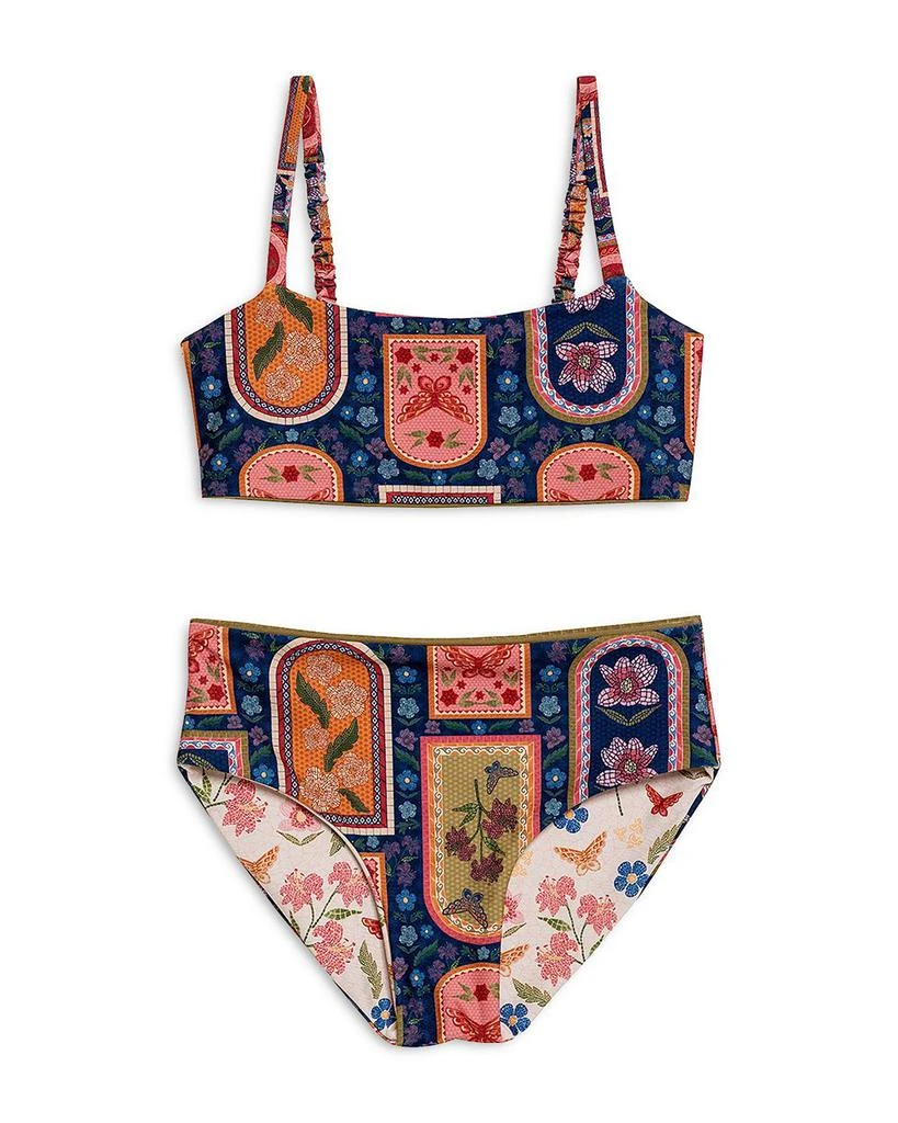 Girls' Sky Fiore Reversible Two Piece Swimsuit - Little Kid, Big Kid 商品