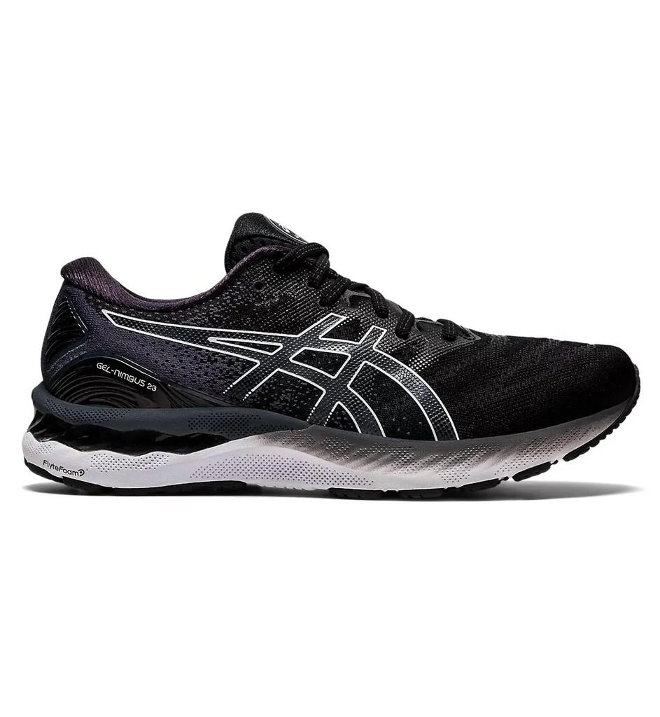 商品Asics|Men's Gel Nimbus 23 Running Shoes - D/medium Width In Black/white,价格¥790,第1张图片