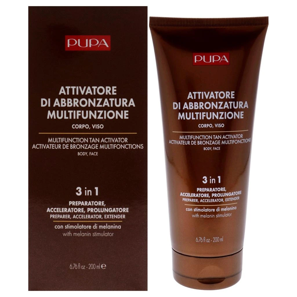 商品PUPA Milano|Multifunction Tan Activator Body Face 3-In-1 by  for Women - 6.76 oz Bronzer,价格¥196,第2张图片详细描述