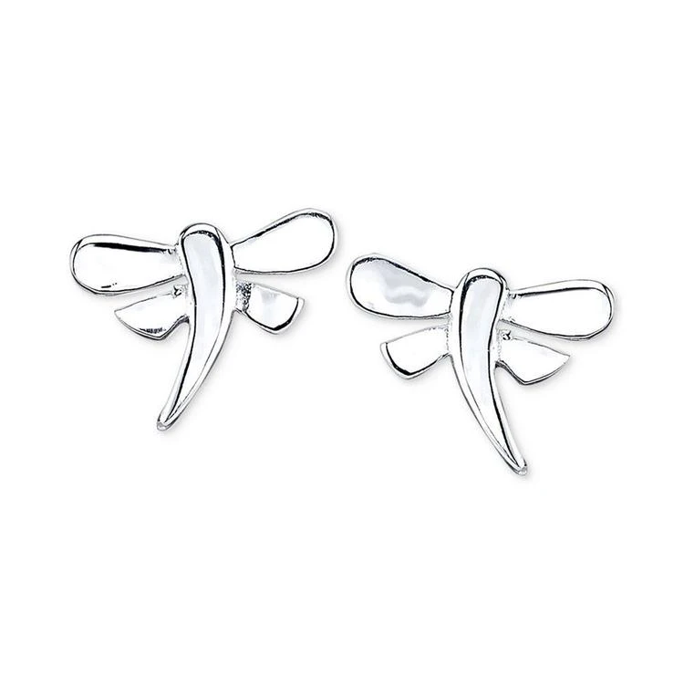 商品Unwritten|Dragonfly Stud Earrings in Sterling Silver,价格¥60,第2张图片详细描述