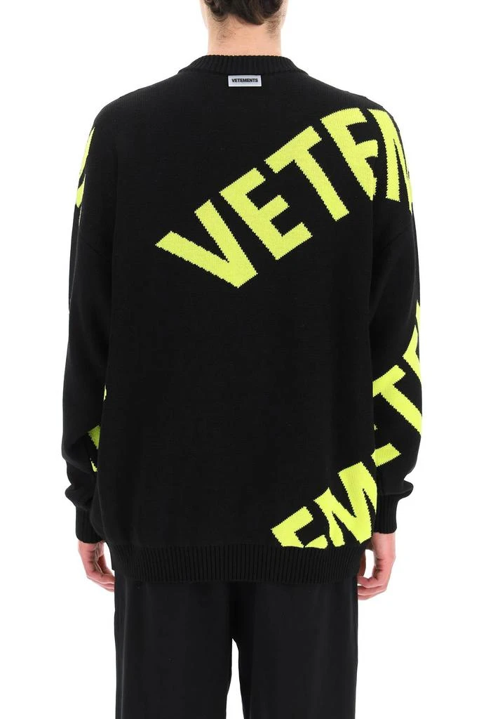 商品Vetements|Vetements maxi logo sweater,价格¥6317,第3张图片详细描述