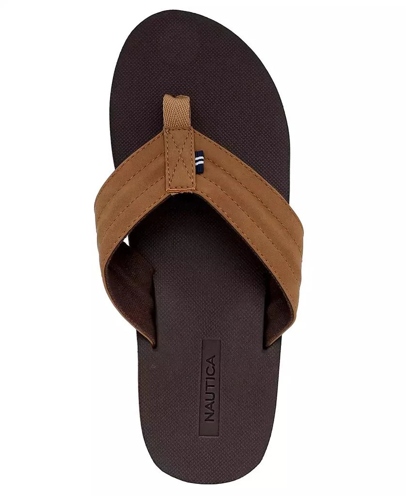 商品Nautica|Men's Clarkson 6 Thong Slide Flip Flops,价格¥297,第4张图片详细描述