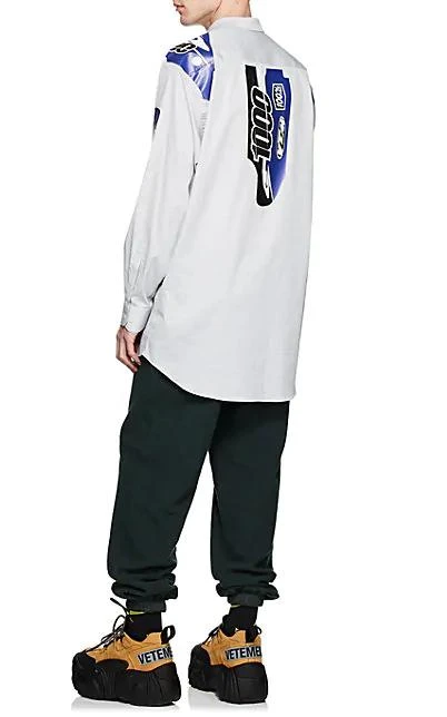 商品Vetements|Logo Cotton-Blend Fleece Inside-Out Sweatpants,价格¥2164,第4张图片详细描述