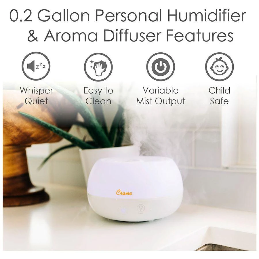 商品Crane USA|Personal Humidifier 0.2 Gallons,价格¥336,第5张图片详细描述