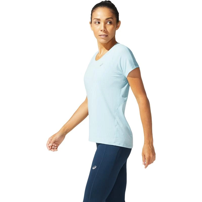 商品Asics|ASICS® V-Neck Short Sleeve Running Top - Women's,价格¥261,第3张图片详细描述