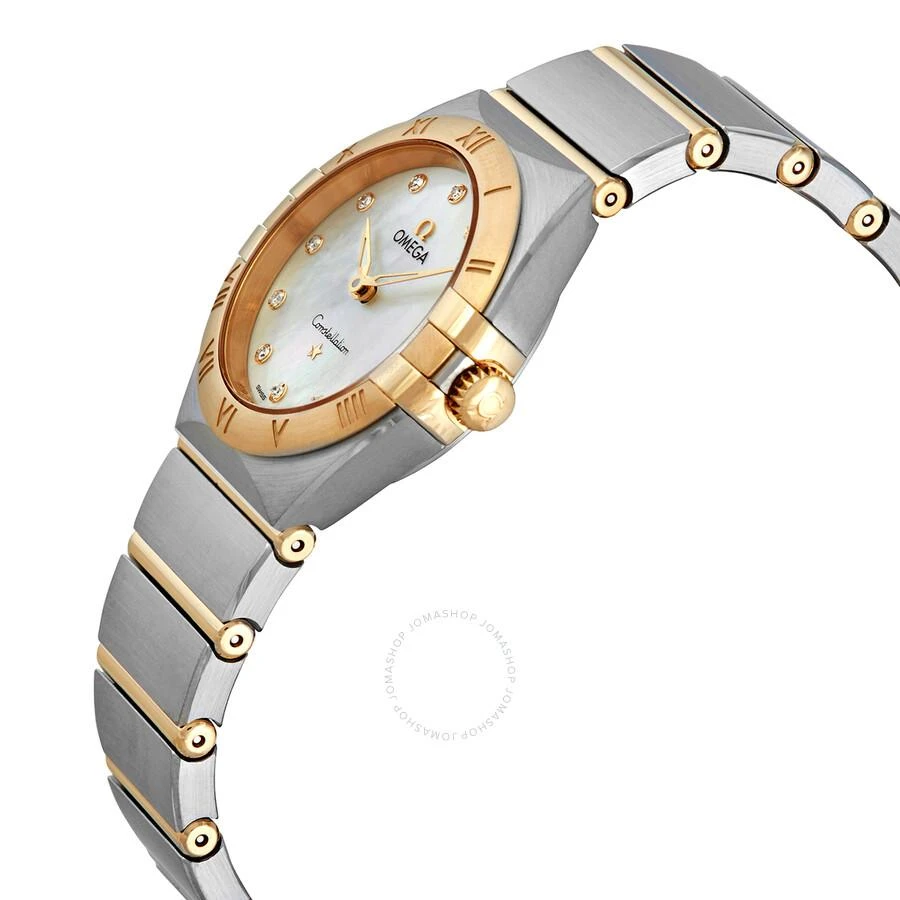 商品Omega|Constellation Manhattan Quartz Diamond White Mother of Pearl Dial Ladies Watch 131.20.28.60.55.002,价格¥37295,第2张图片详细描述