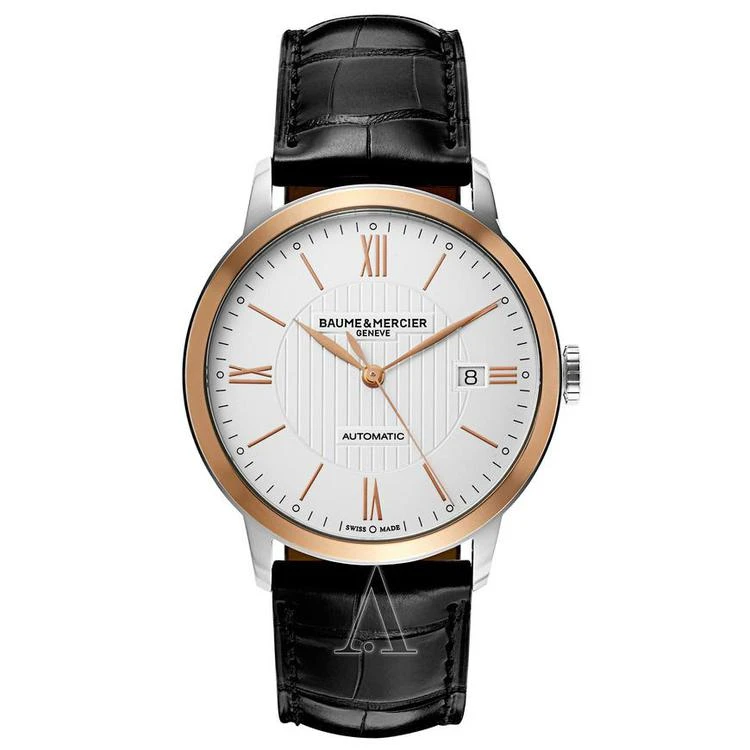 商品Baume and Mercier|名仕 Classima Executives系列玫瑰金瑞士自动机械男表特卖,价格¥14067,第1张图片