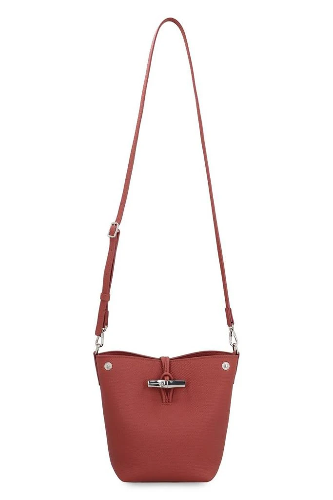 商品Longchamp|Longchamp Le Roseau Xs Leather Bucket Bag,价格¥3810,第5张图片详细描述