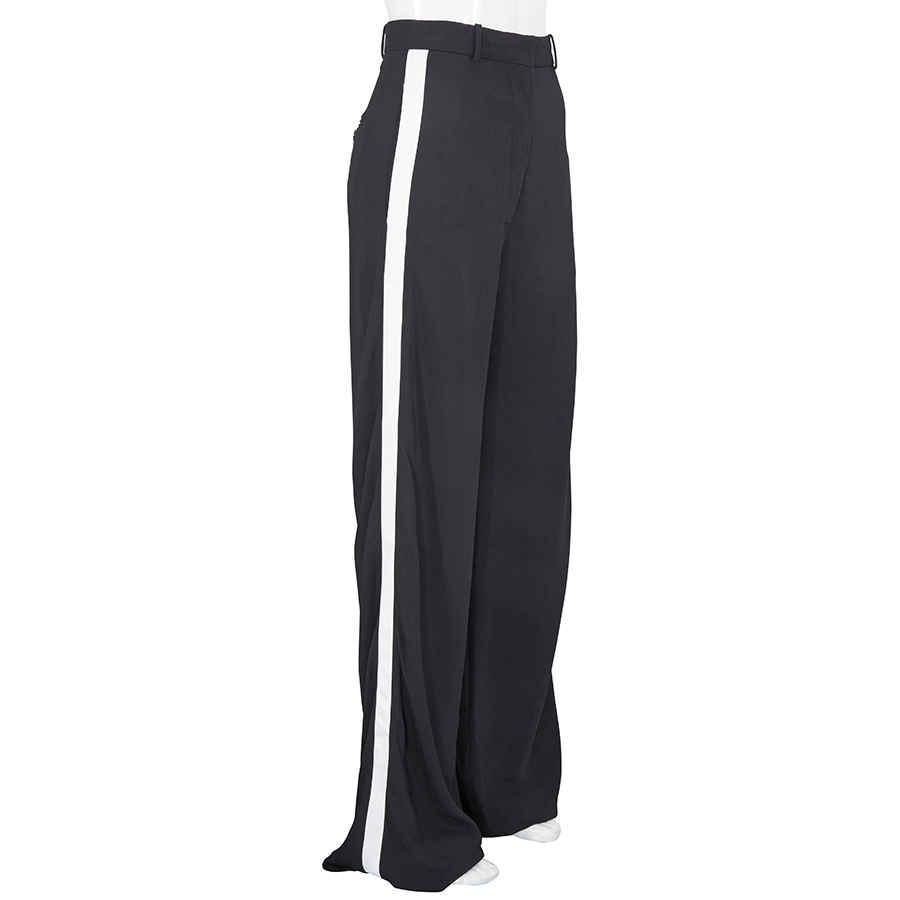 商品Burberry|Ladies Black Highwaist Wide Leg Trouser,价格¥1046-¥4030,第1张图片