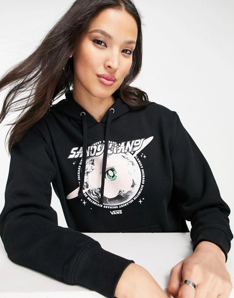 商品Vans|Vans X Sandy Liang hoodie in black,价格¥415,第2张图片详细描述