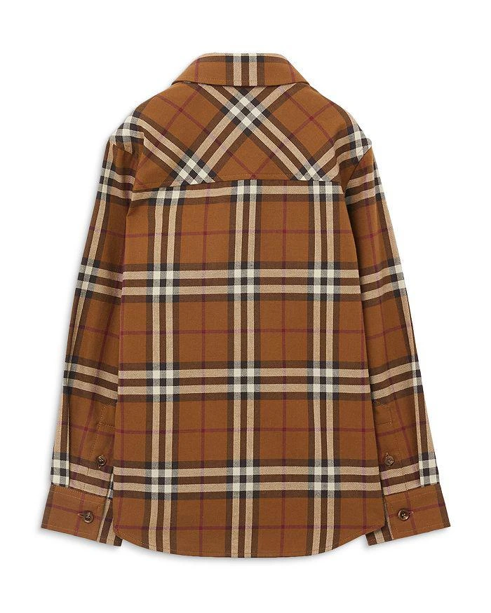 商品Burberry|Boys' Check Cotton Flannel Shirt - Little Kid, Big Kid,价格¥2098,第2张图片详细描述