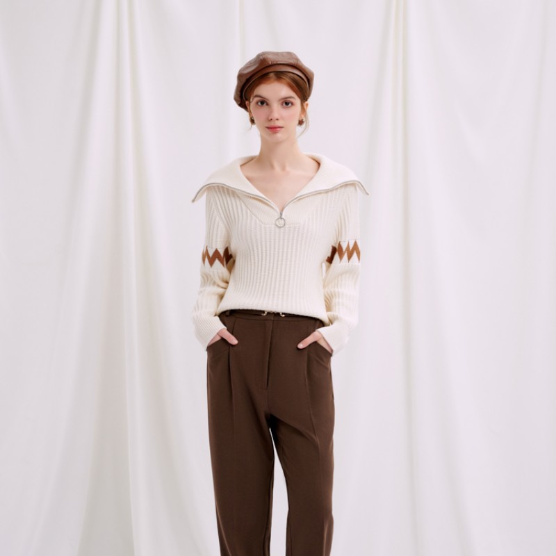 Aspen Wool Sweater - Ivory | Aspen羊毛毛衣 - 象牙白商品第7张图片规格展示