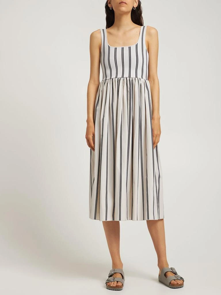 商品Theory|Striped Rayon Midi Dress,价格¥1006,第1张图片详细描述