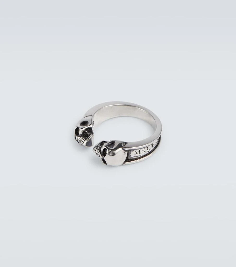 商品Alexander McQueen|Twin Skull ring,价格¥2527,第4张图片详细描述