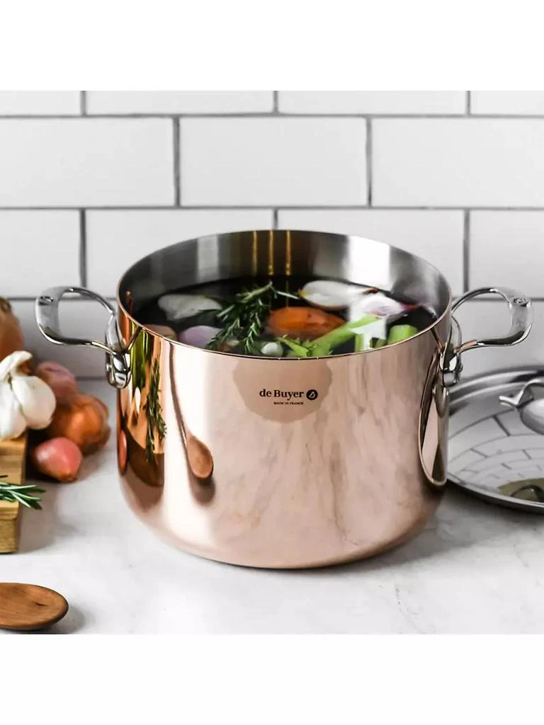 商品De Buyer|Prima Matera 8'' Copper Stock Pot,价格¥5313,第2张图片详细描述