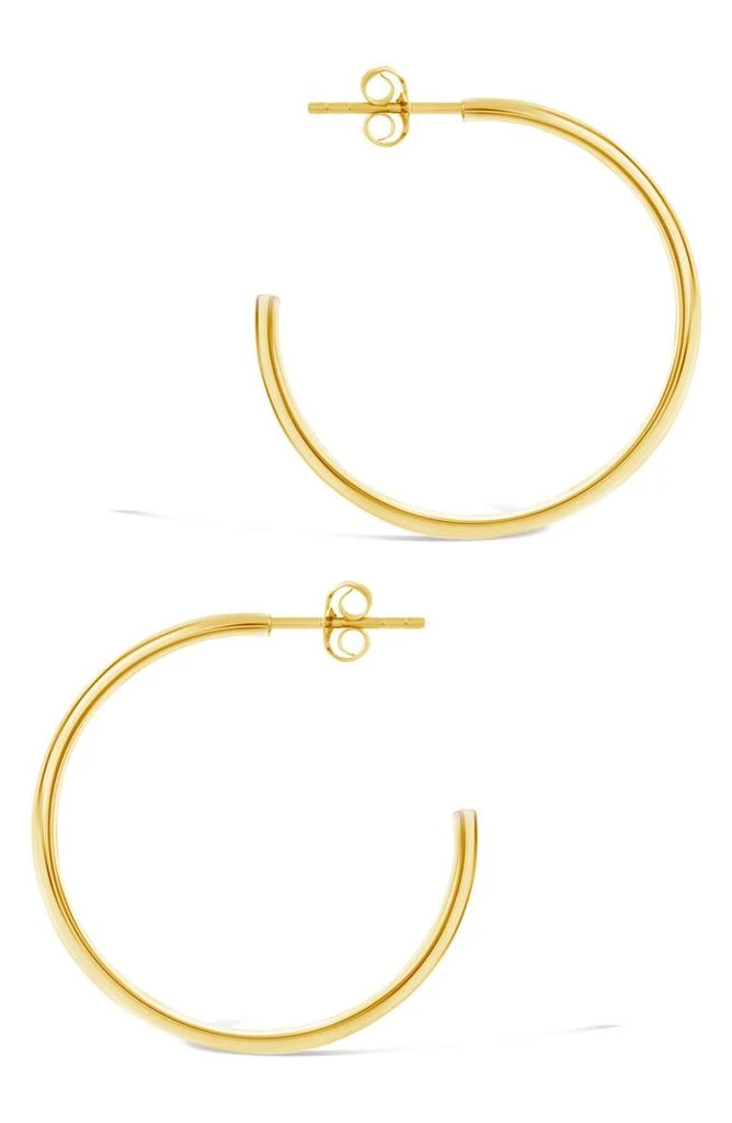 商品Sterling Forever|CZ Everlee Hoop Earrings,价格¥103,第2张图片详细描述