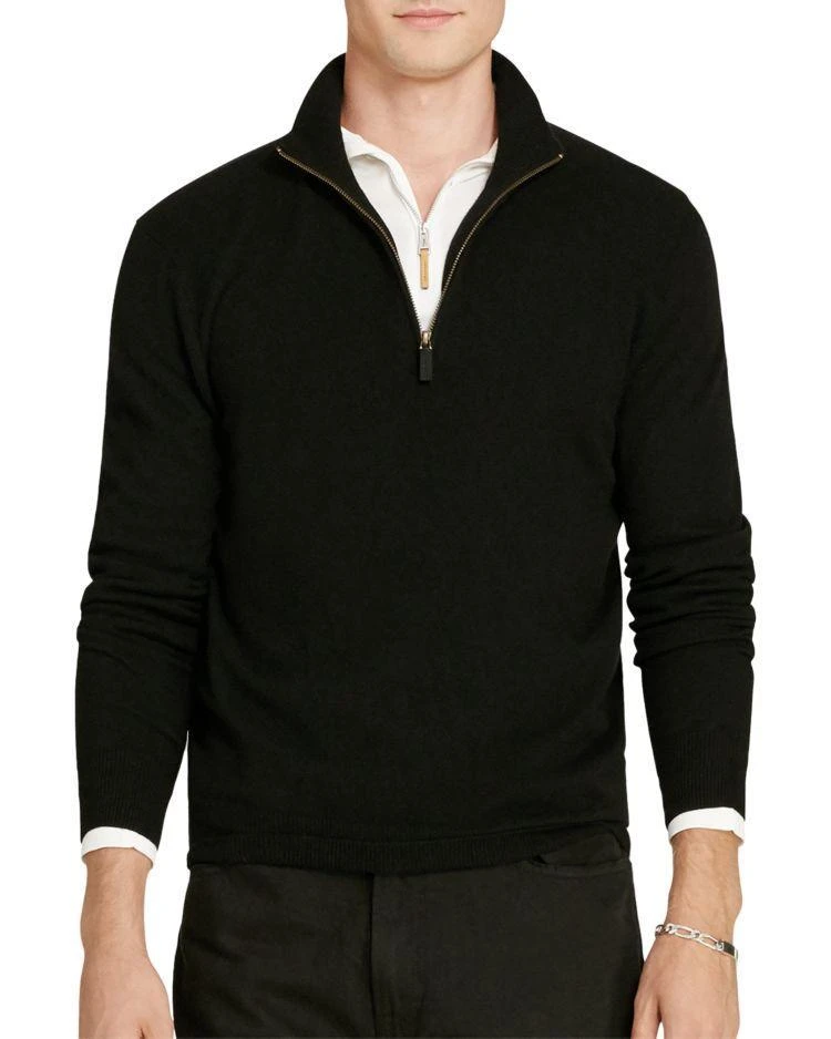 商品Ralph Lauren|Cashmere Half-Zip Sweater 羊绒衫,价格¥1196,第1张图片