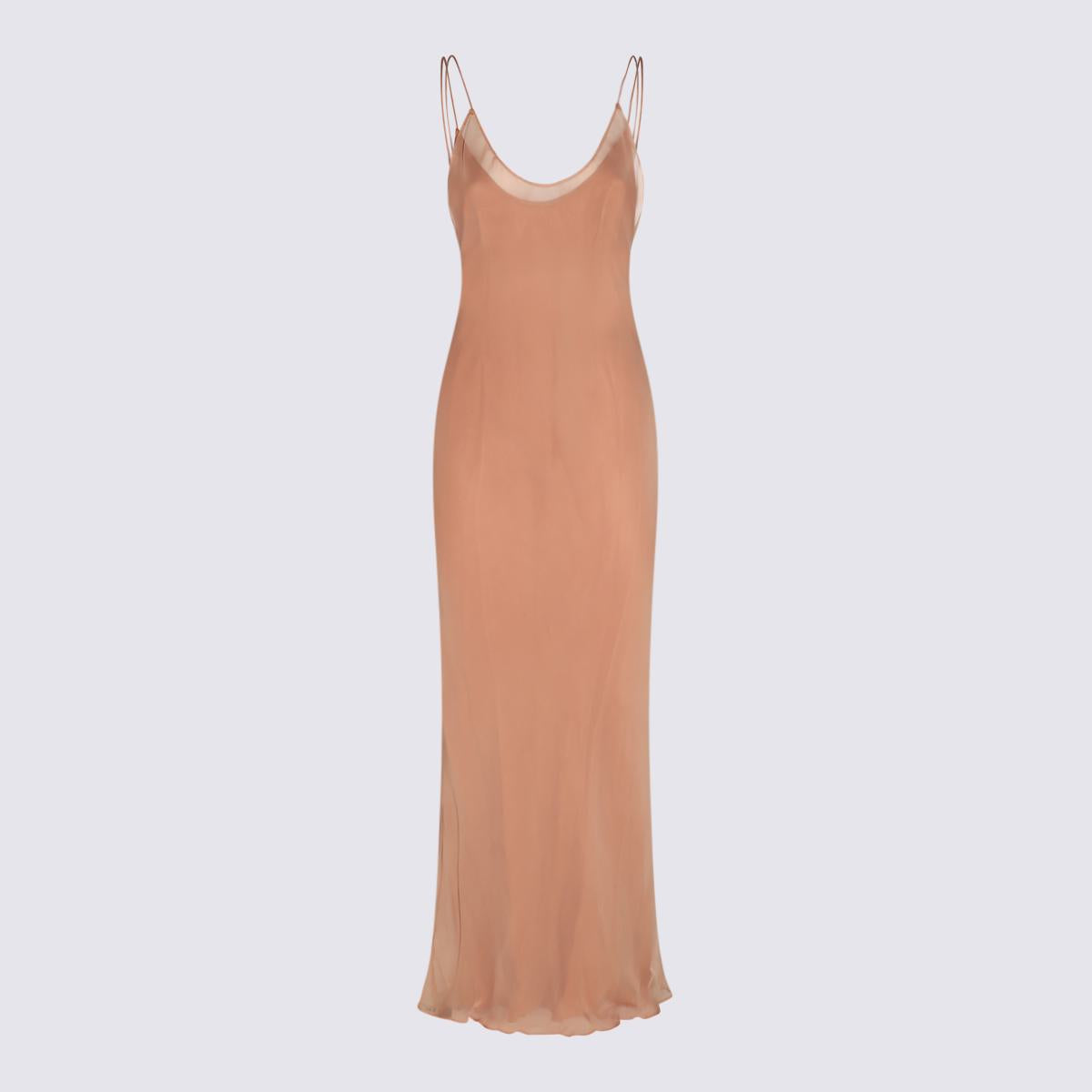 Calvin Klein 女士连衣裙 K20K205021GQB 浅棕色商品第1张图片规格展示