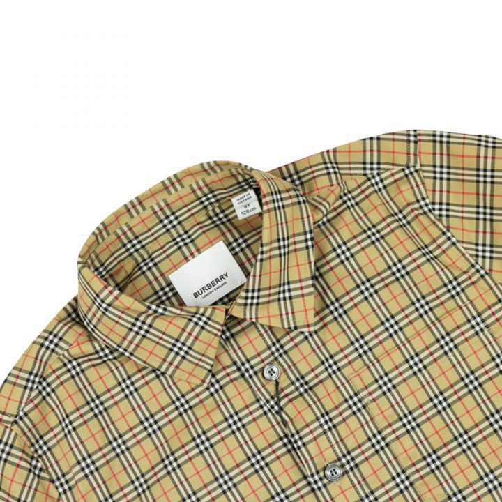 商品Burberry|Beige Long Sleeve Owen Shirt,价格¥1502,第5张图片详细描述